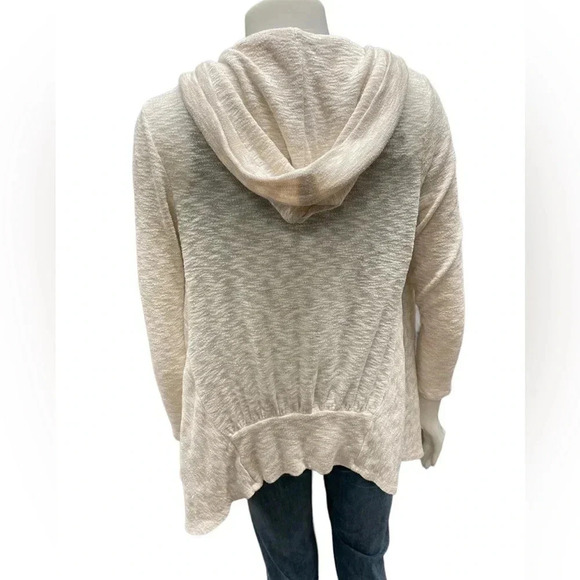 Dolan Anthropologie Open Cream Cardigan Hoodie  Size XS - Picture 4 of 8